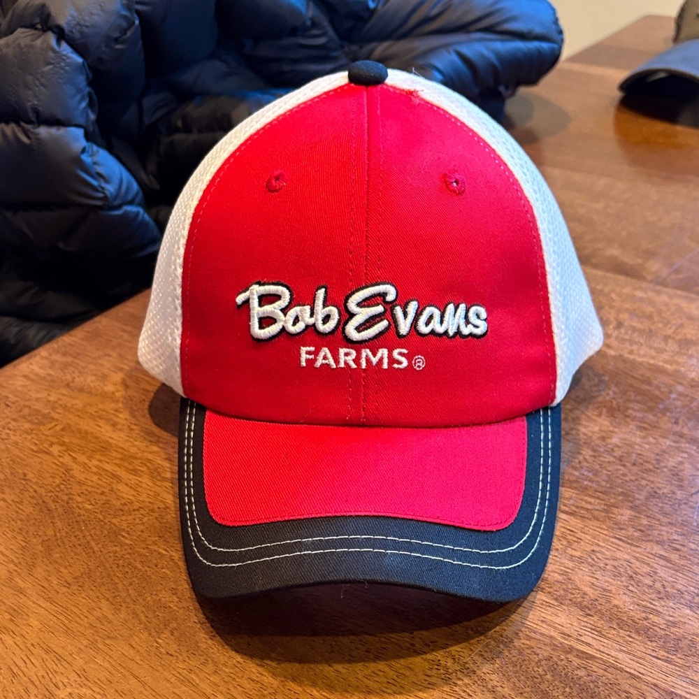Bob Evans Farms Red and White Cap